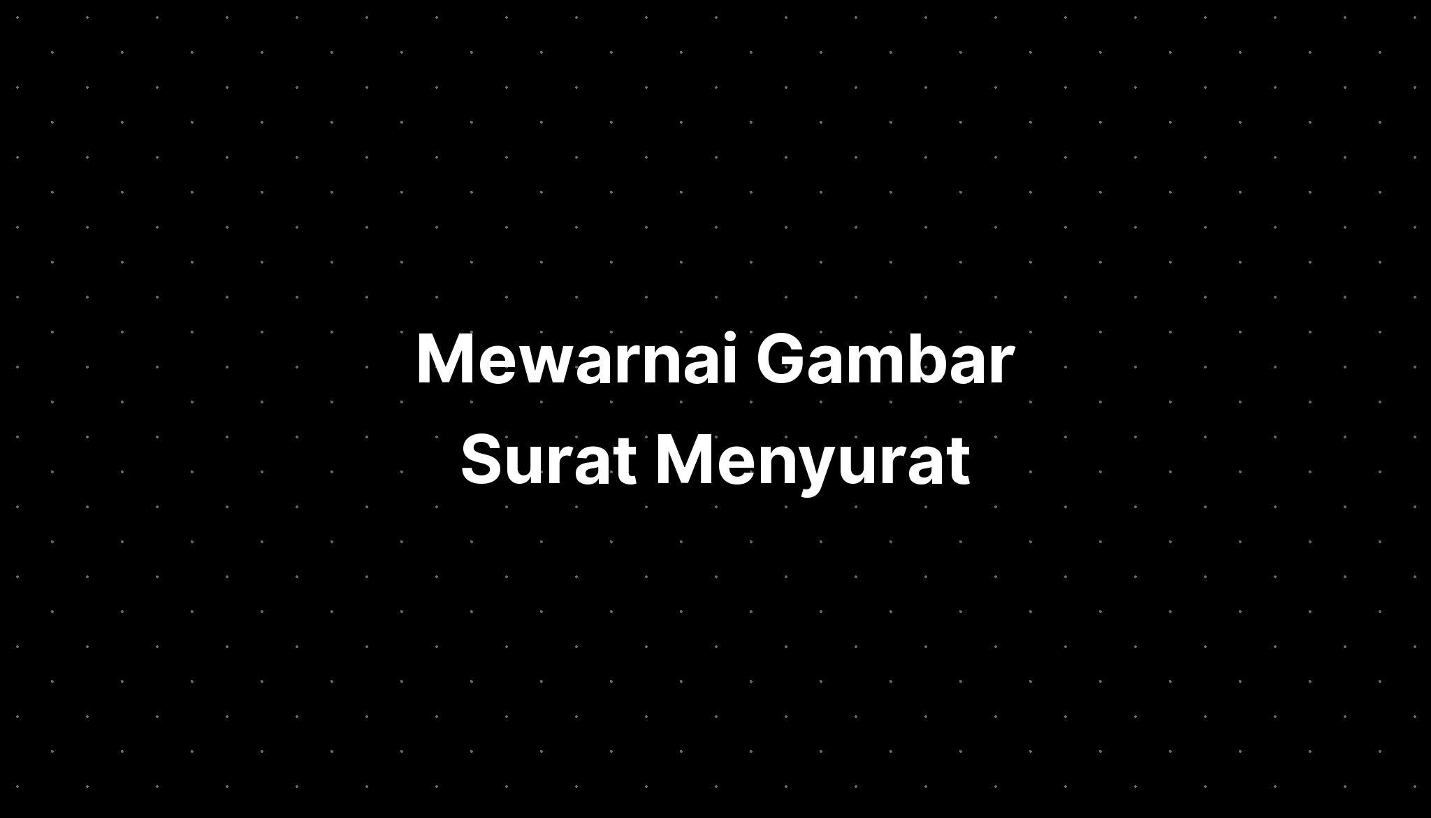 Mewarnai Gambar Surat Menyurat In English - IMAGESEE